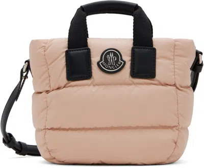 Moncler Pink Micro Caradoc Tote In 510