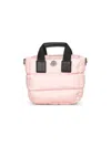Moncler Pink Micro Caradoc Tote Bag In Pink