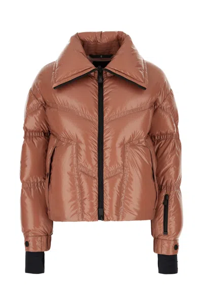 MONCLER PINK NYLON CLUSES DOWN JACKET
