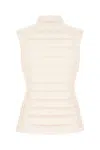 Moncler Pink Nylon Igens Sleeveless Down Jacket In Rosa Cipria