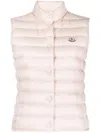 Moncler Liane Quilted Shell Down Vest In White