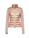 Moncler Padded Zip-fastening Jacket In Pink