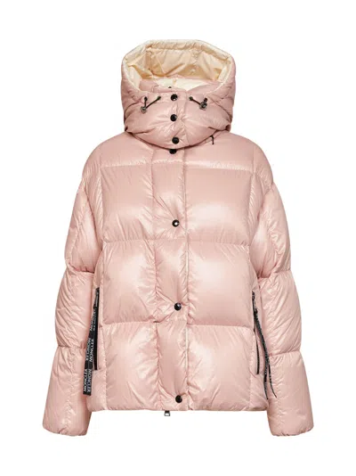 Moncler Pink Parana Short Hooded Down Jacket