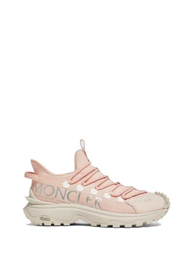 Moncler Pink Shoes For Sneakers