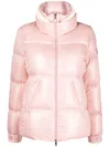 Moncler Andro Short Down Jacket Pink In Pink