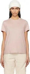 Moncler Pink Ss T-shirt In 529 Pink