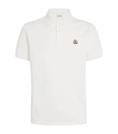 MONCLER PIQUÉ COTTON LOGO POLO SHIRT