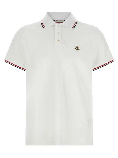 MONCLER MONCLER PIQUÉ COTTON POLO SHIRT