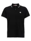 Moncler Polo Man In Black