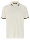 Moncler Striped Trim Polo Shirt