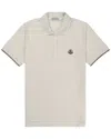 Moncler Piquet Polo Shirt In Gray