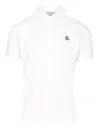 Moncler Double Logo Patch Cotton T-shirt In White