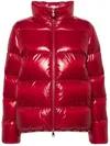 Moncler Abbadia Puffer Jacket In Red