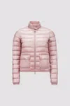 Moncler Lans Quilted Shell Down Jacket In Pink