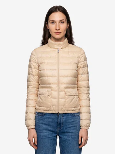 Moncler Piumino Corto Lans Ripiegabile In Cream