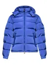 Moncler Maya Nylon Down Jacket In Blue