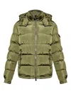 Moncler Maya Matte Short Down Jacket Clothing In Green