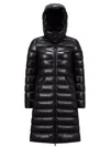 Moncler Moka Hooded Padded Coat In Black