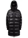 Moncler Doudoune Longue Rochelairs In Black