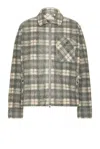 Moncler Graphic Logo Long Sleeve Cotton T-shirt In Gray