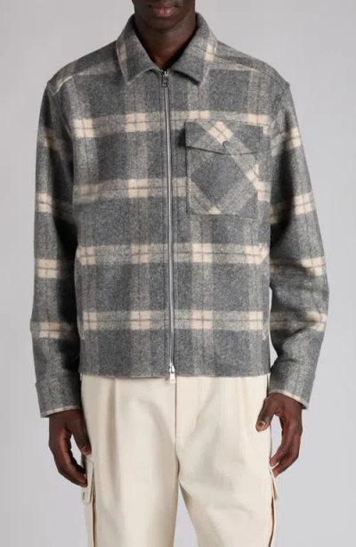 MONCLER MONCLER PLAID SHIRT JACKET