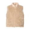 Moncler Planeze Sleeveles Jacket In Neutral