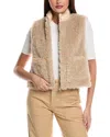 Moncler Planeze Sleeveles Jacket In Neutral