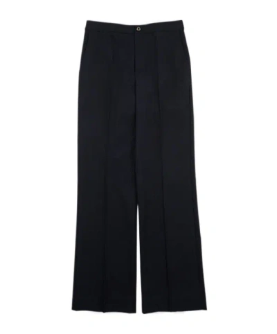 Moncler Pleated Casual Pants In Blue