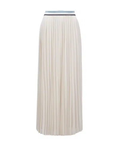 MONCLER MONCLER PLEATED MAXI SKIRT