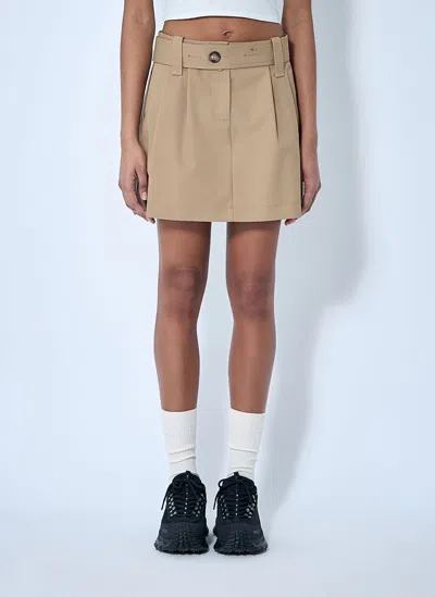 MONCLER PLEATED MINI SKIRT