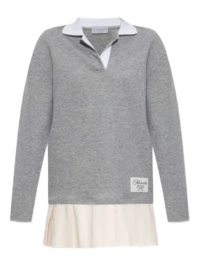 Moncler Pleated-panel Polo Dress