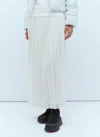 Moncler Pleated Skirt In White