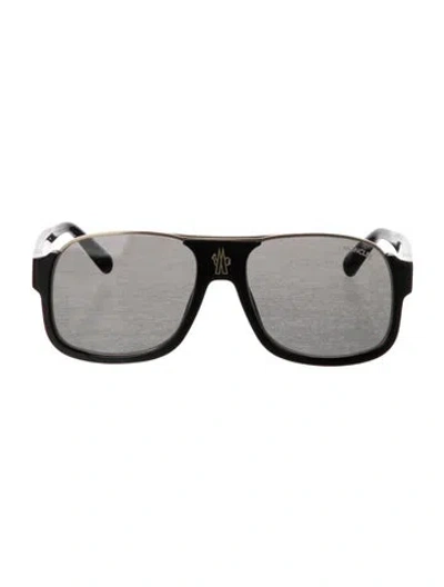 Pre-owned Moncler Pleiades Square Sunglasses In Black