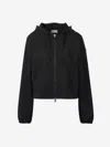 Moncler Plush Hooded Cardigan