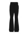 Moncler Flared Ski Pants In Tech Fabric In Black