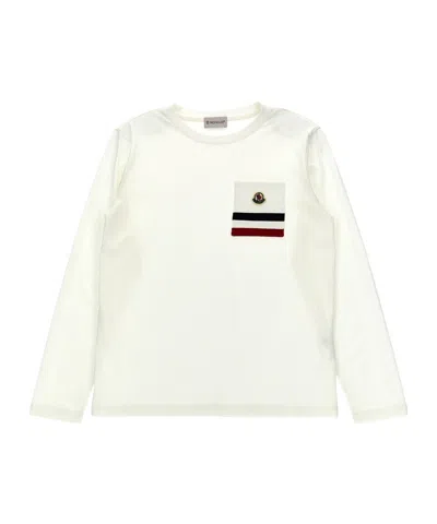 Moncler Pocket-detail Long-sleeve T-shirt In White