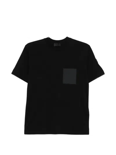 Moncler Short Sleeve Crew Neck T-shirt In Black