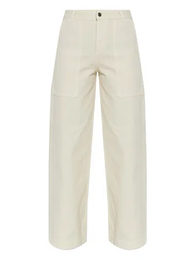 Moncler Pocket Trousers In Neutral