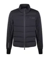 Moncler Gray Pocol Mid Layer Down Jacket In Black