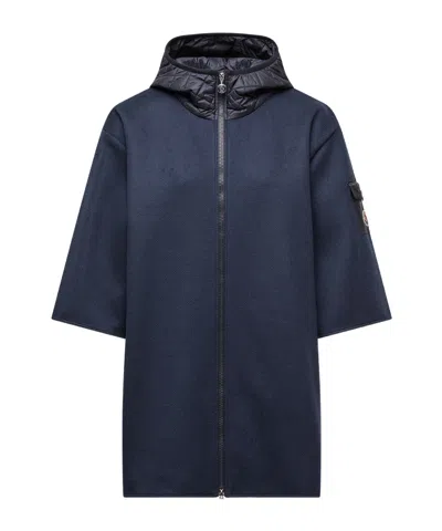 MONCLER MONCLER POCZNO HOODED ZIP-UP CAPE