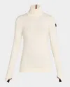 Moncler Polartec Base Layer Turtleneck In White