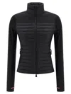 Moncler Polartec Cardigan In Black