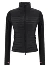 Moncler Polartec Cardigan In Black