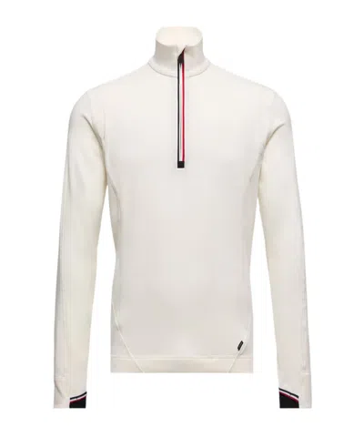 MONCLER POLARTEC HALF ZIP SWEATSHIRT