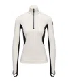 Moncler Color-block Stretch-jersey Base Layer In White