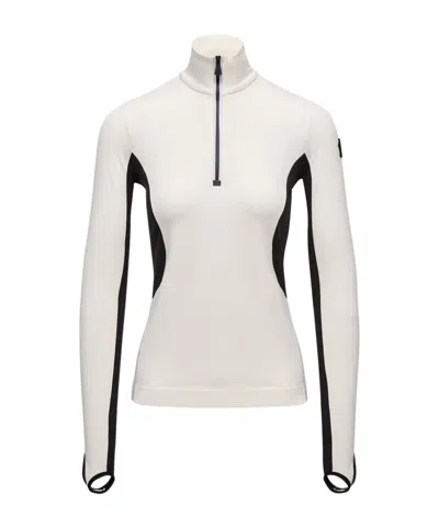 MONCLER POLARTEC HALF-ZIP TURTLENECK