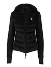 Moncler Grenoble Hooded Sweatshirt In Polartec In Black