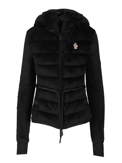 MONCLER POLARTEC® HOODIE COATS BLACK