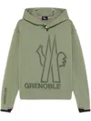 Moncler Grenoble Men Hoodie Sweatshirt In Green