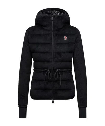 Moncler Polartec Padded Hoodie In Black